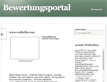 Tablet Screenshot of bewertungsportal.org